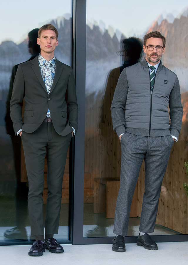 OLYMP businesslook – stijlvolle combinaties voor heren OLYMP businesslook met colbert en overhemd – moderne herenkleding Van den Broek Herenmode Haarlem