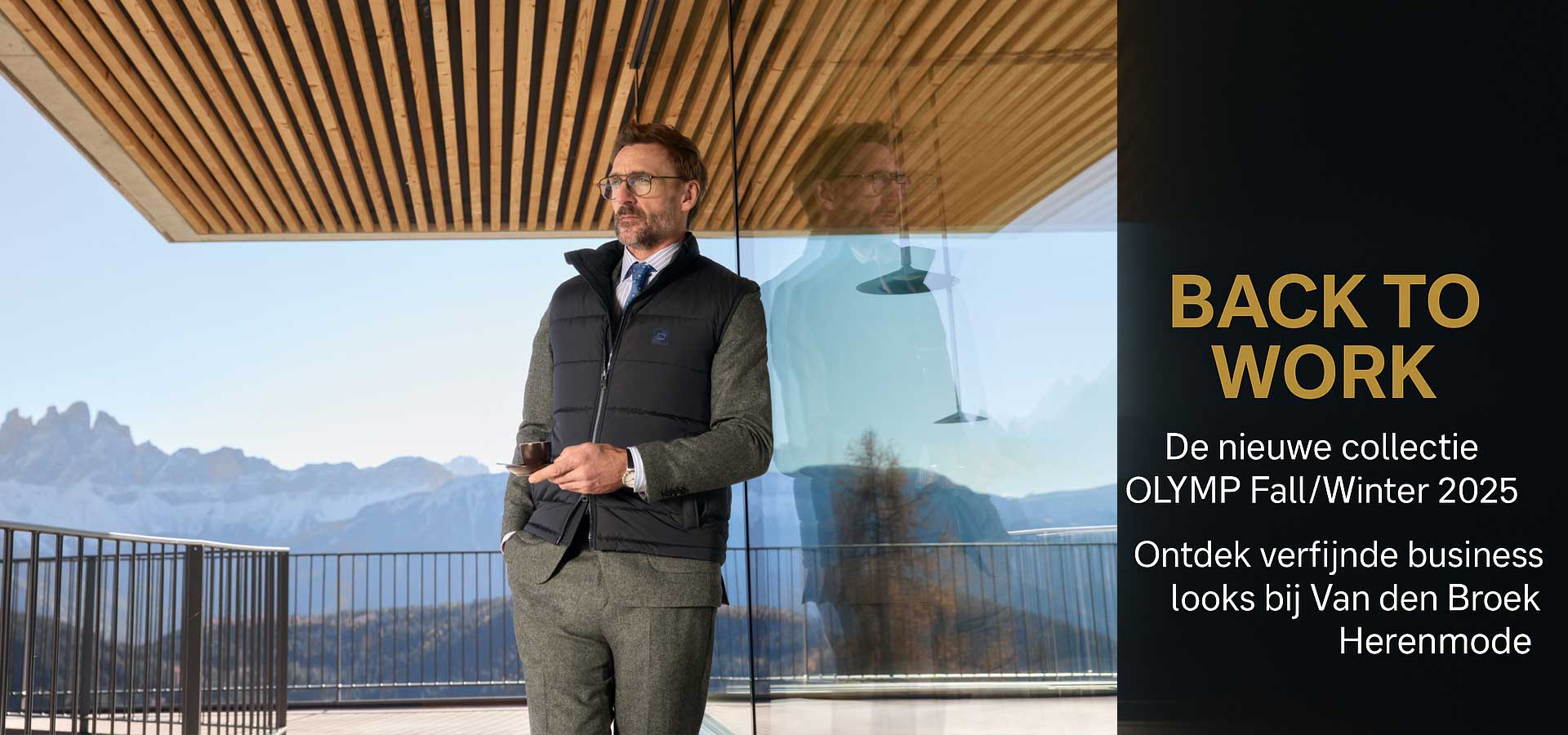 OLYMP Fall/Winter 2025 – Back to Work | Van den Broek Herenmode Haarlem OLYMP Fall Winter 2025 Back to Work campagne bij Van den Broek Herenmode Haarlem